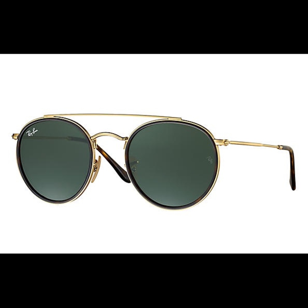 Round double bridge Raybans